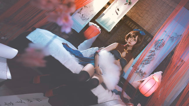 【cos正片】萤草同人觉醒旗袍