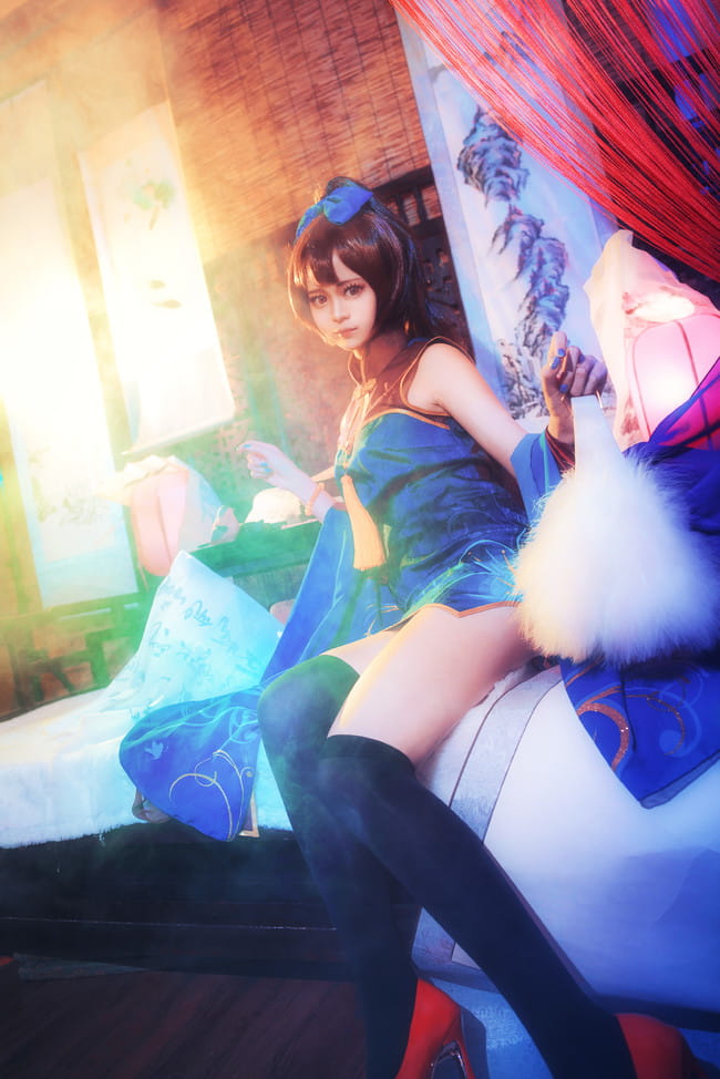 【cos正片】萤草同人觉醒旗袍