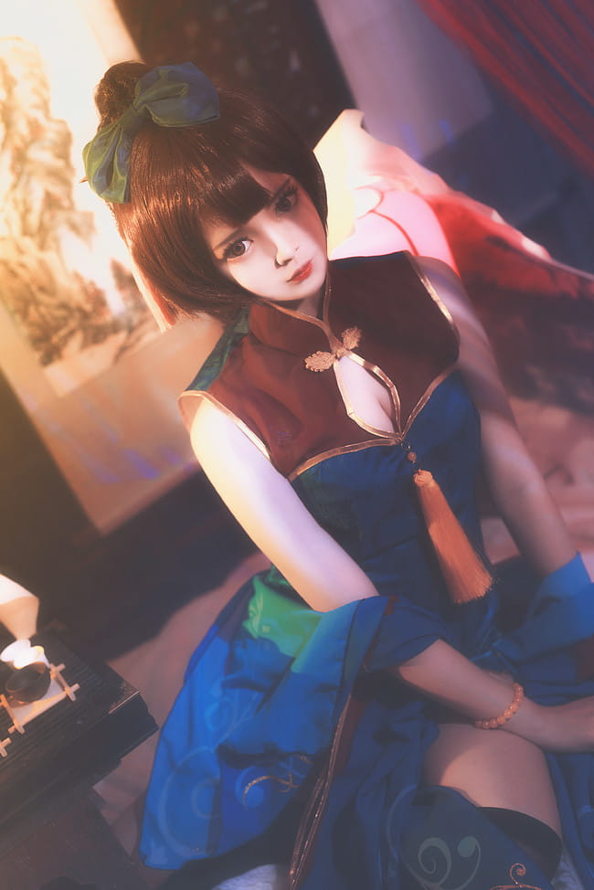 【cos正片】萤草同人觉醒旗袍