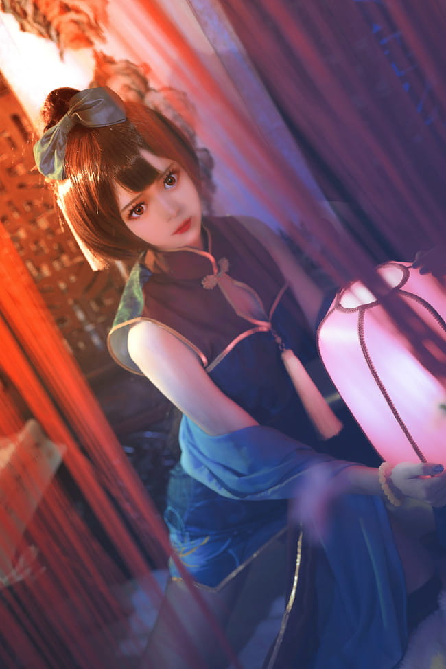 【cos正片】萤草同人觉醒旗袍