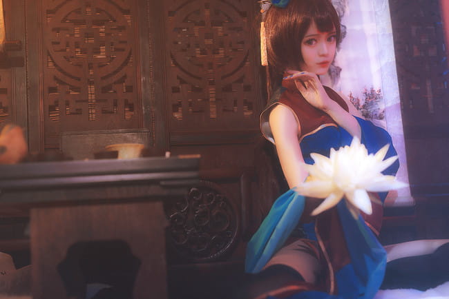 【cos正片】萤草同人觉醒旗袍