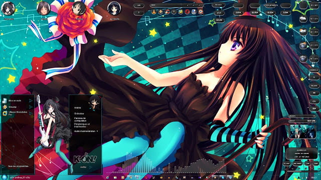 Windows7 萌化电脑主题 轻音少女 秋山澪