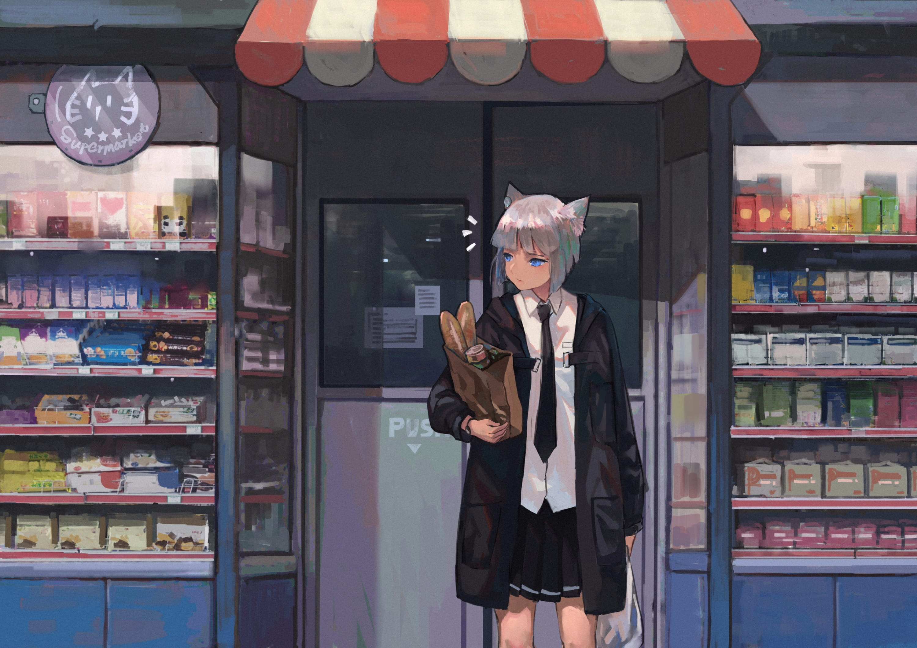 于天穹之下飞舞飘散 动漫壁纸20180620期(1)