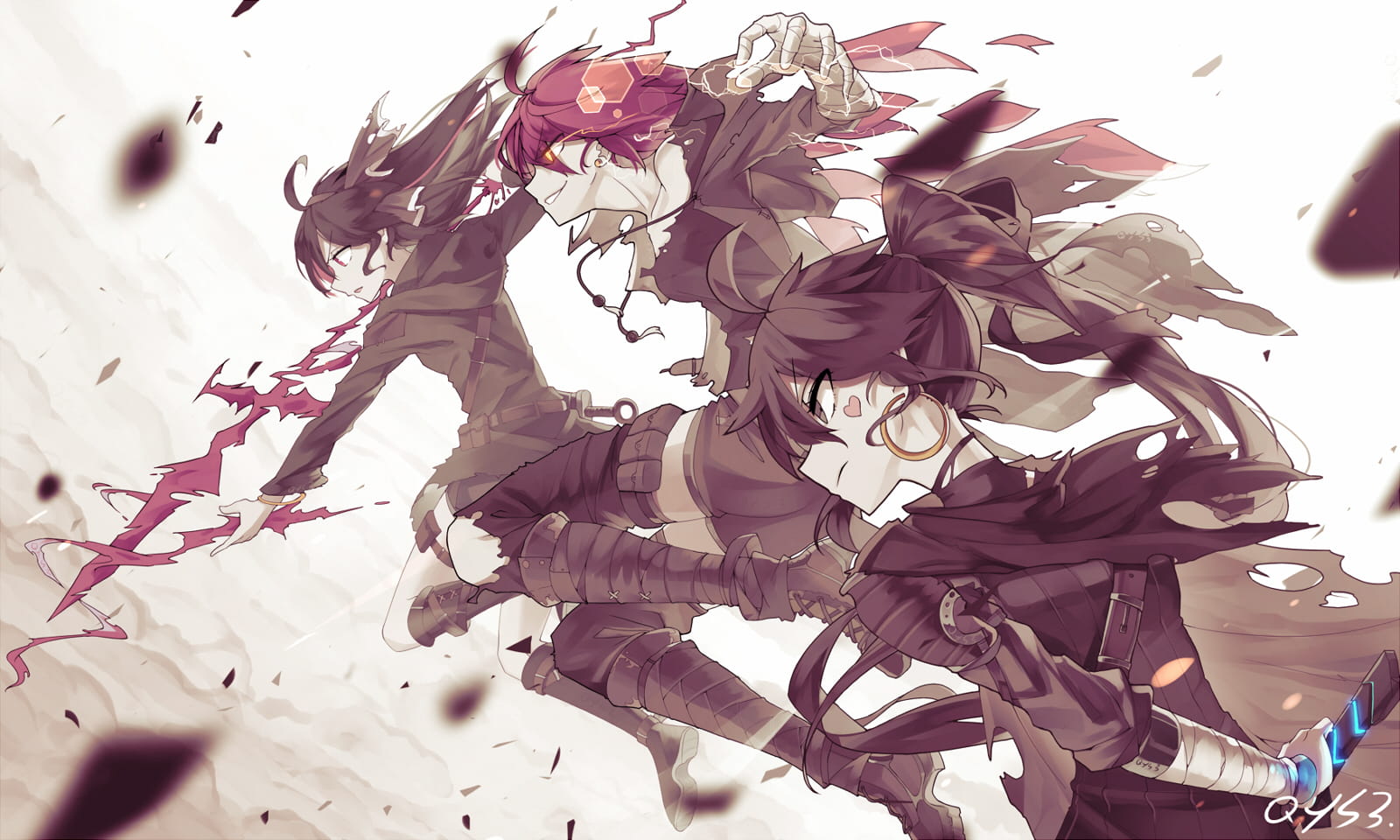 于天穹之下飞舞飘散 动漫壁纸20180620期(1)