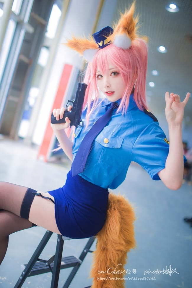 【cos正片】玉藻前警服