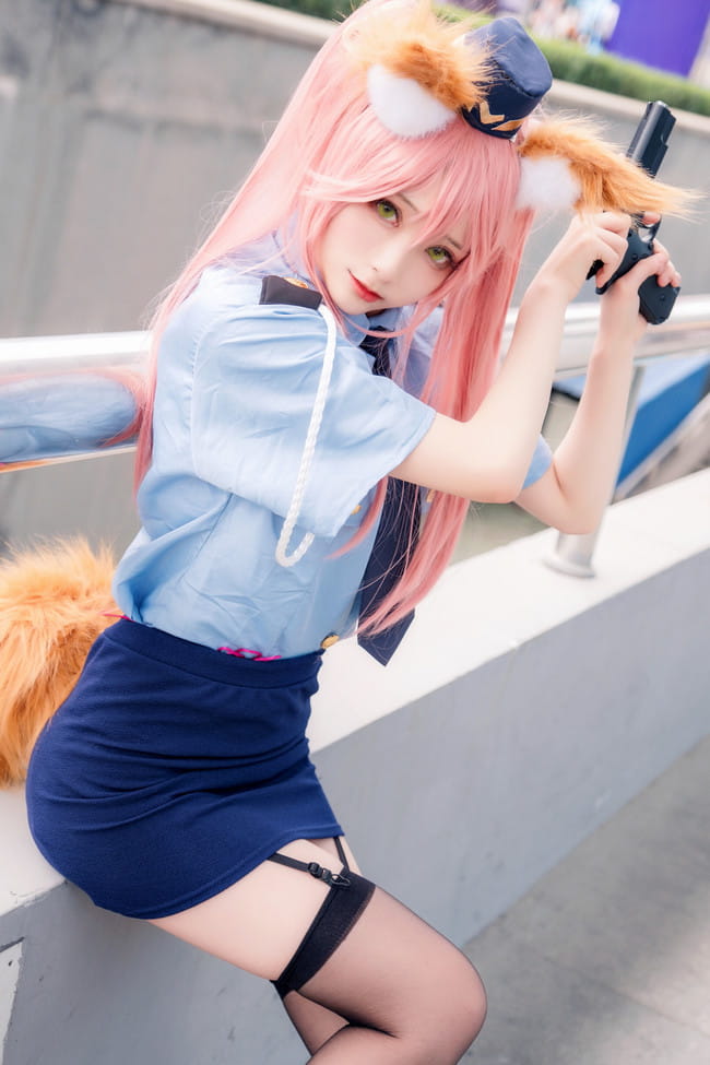 【cos正片】玉藻前警服