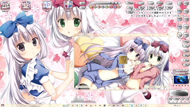 Windows7 萌化电脑主题 Alice or Alice
