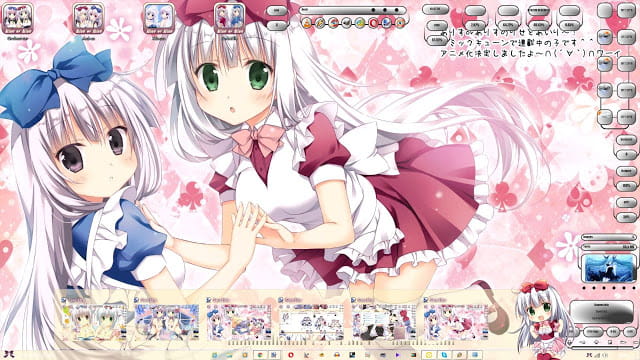 Windows7 萌化电脑主题 Alice or Alice