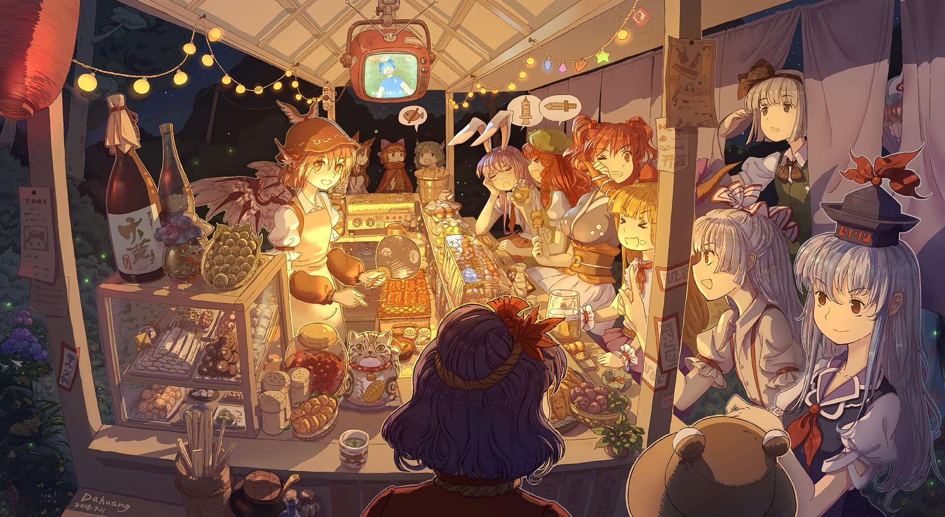 天生单翼 比翼双飞 动漫壁纸20180712期(1)