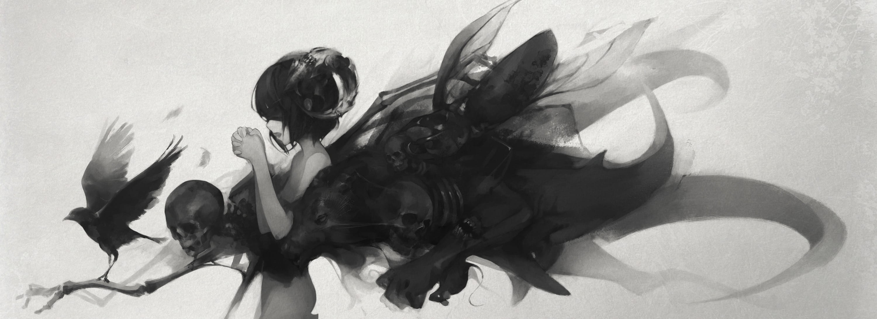 天生单翼 比翼双飞 动漫壁纸20180712期(1)