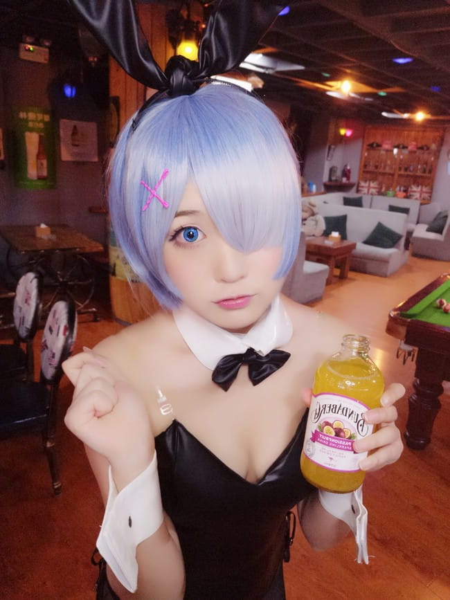 【cos正片】蕾姆兔女郎