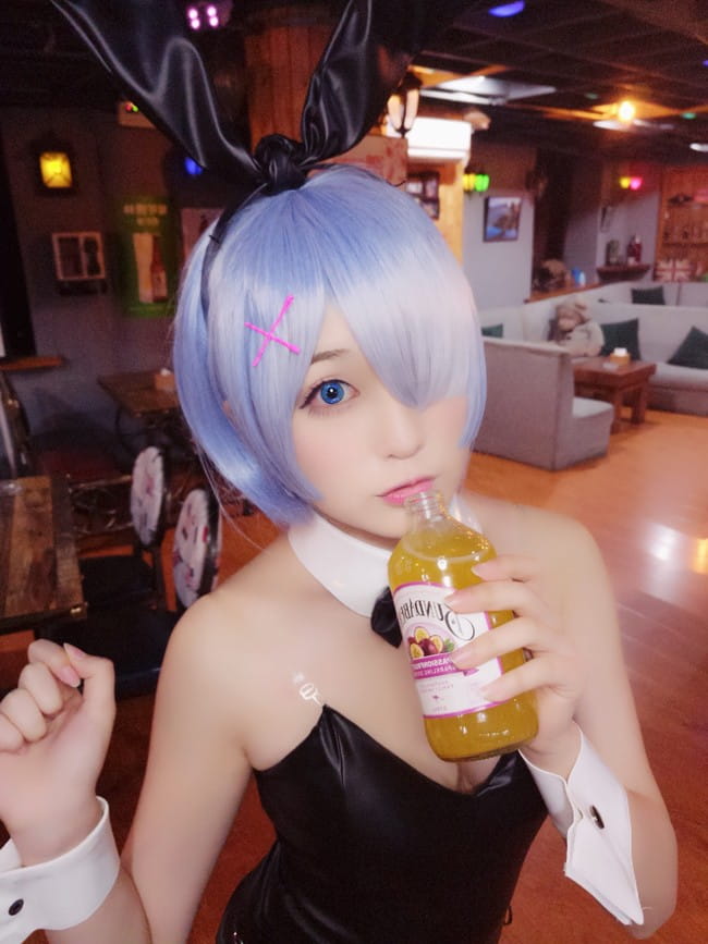 【cos正片】蕾姆兔女郎