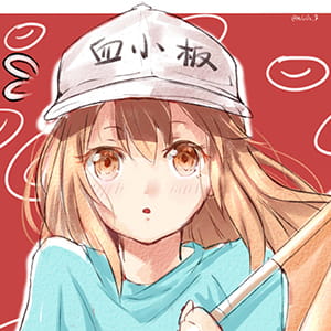 流血的伤口需要血小板来止血 二次元动漫头像