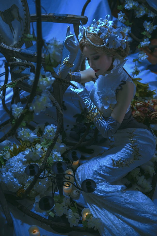 第五人格 监管者美智子花嫁 cosplay图片