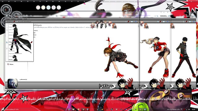 Windows7 萌化电脑主题 女神异闻录P5