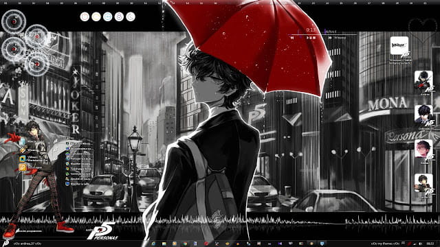 Windows7 萌化电脑主题 女神异闻录P5