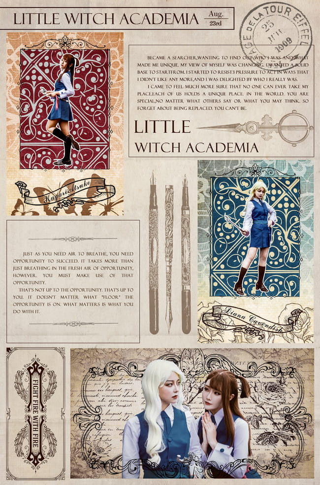 【cos正片】小魔女学园