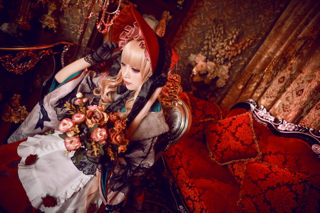 【cos正片】蔷薇少女 真红