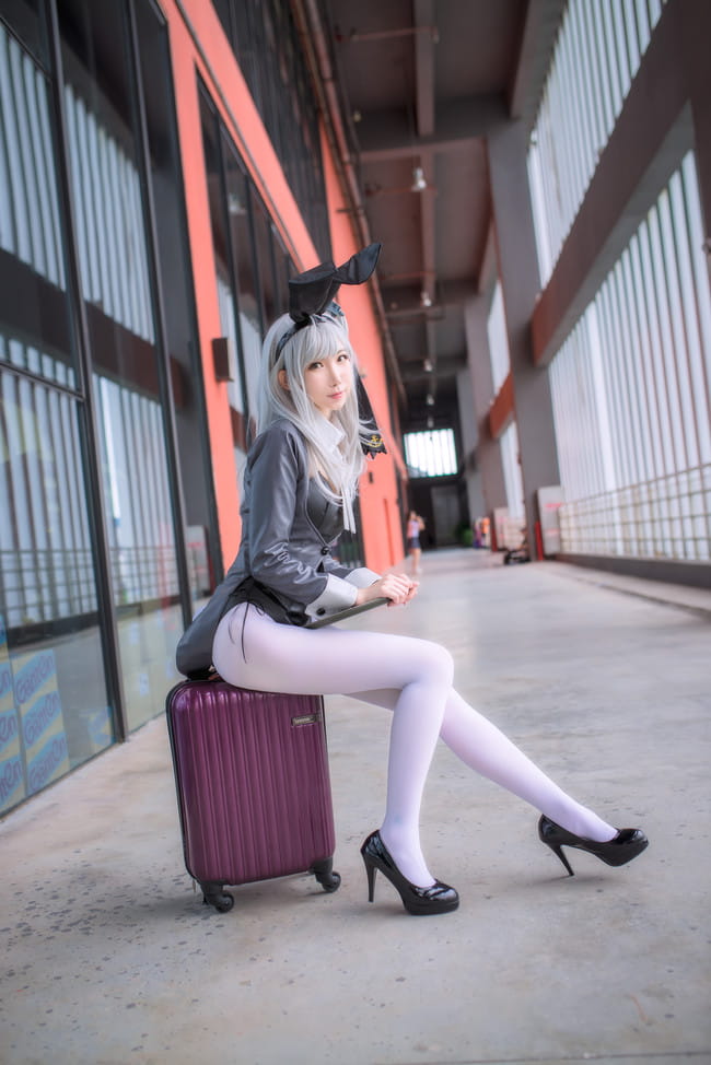 舰队Collection COS 白丝 兔女郎cosplay