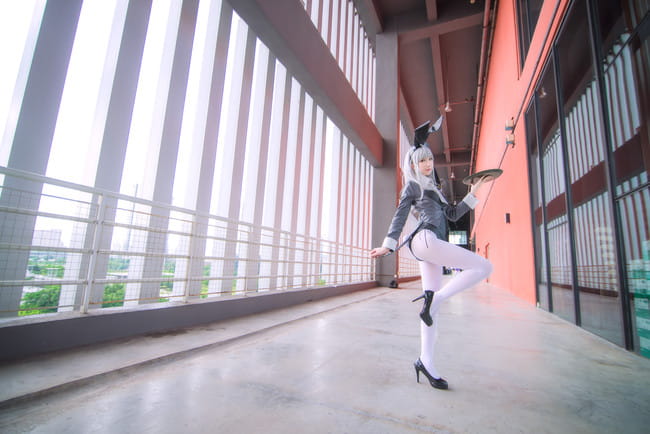 舰队Collection COS 白丝 兔女郎cosplay