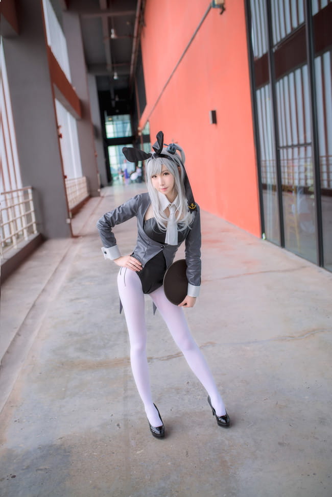 舰队Collection COS 白丝 兔女郎cosplay