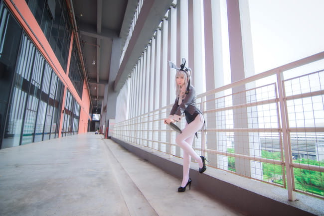 舰队Collection COS 白丝 兔女郎cosplay