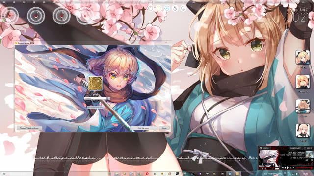 Windows7 萌化电脑主题 冲田总司