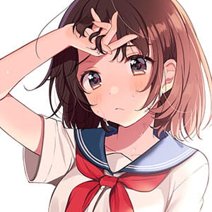 无论你身在何方 我一定会找到你 二次元女生头像