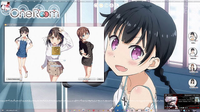 Windows7 萌化电脑主题 One Room