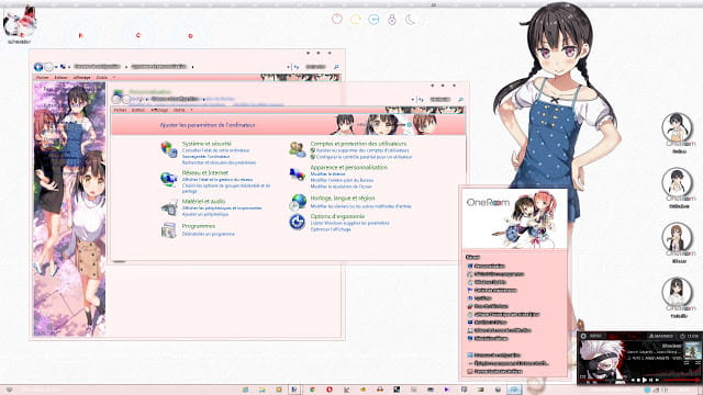 Windows7 萌化电脑主题 One Room