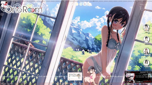 Windows7 萌化电脑主题 One Room