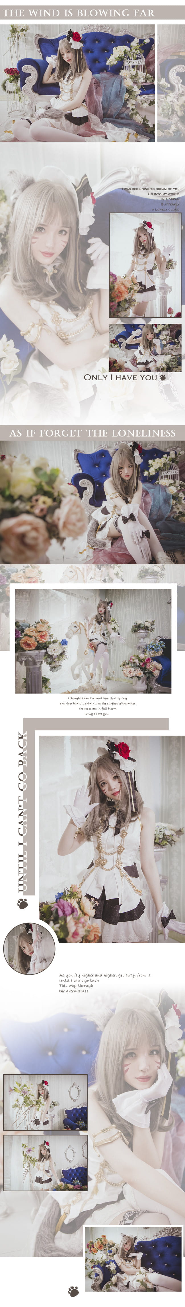 【cos正片】￼最终幻想14 女儿节爱豆套猫娘/yoko