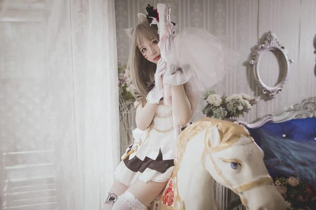 【cos正片】￼最终幻想14 女儿节爱豆套猫娘/yoko