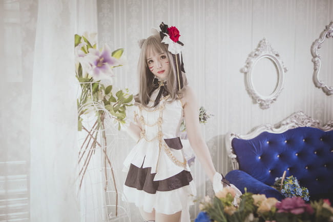 【cos正片】￼最终幻想14 女儿节爱豆套猫娘/yoko