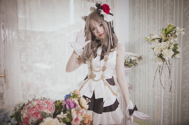 【cos正片】￼最终幻想14 女儿节爱豆套猫娘/yoko