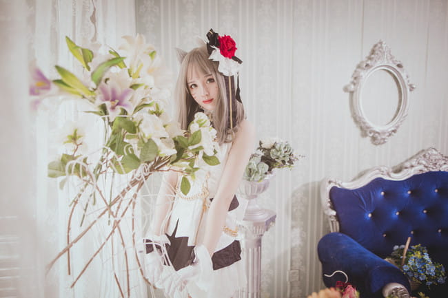 【cos正片】￼最终幻想14 女儿节爱豆套猫娘/yoko