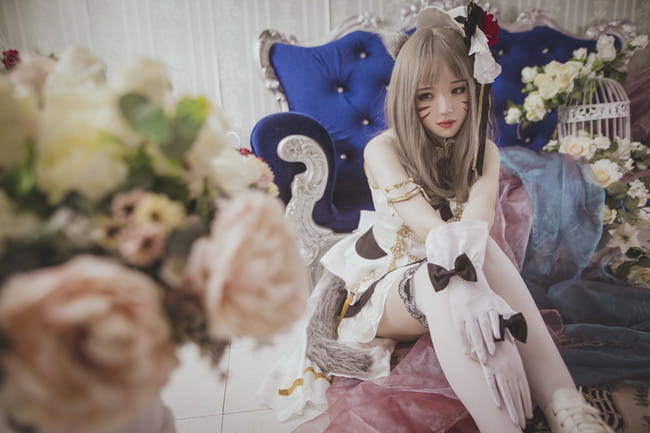 【cos正片】￼最终幻想14 女儿节爱豆套猫娘/yoko