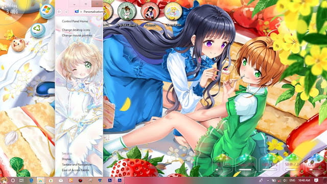 Windows7 萌化电脑主题 魔卡少女樱 小樱