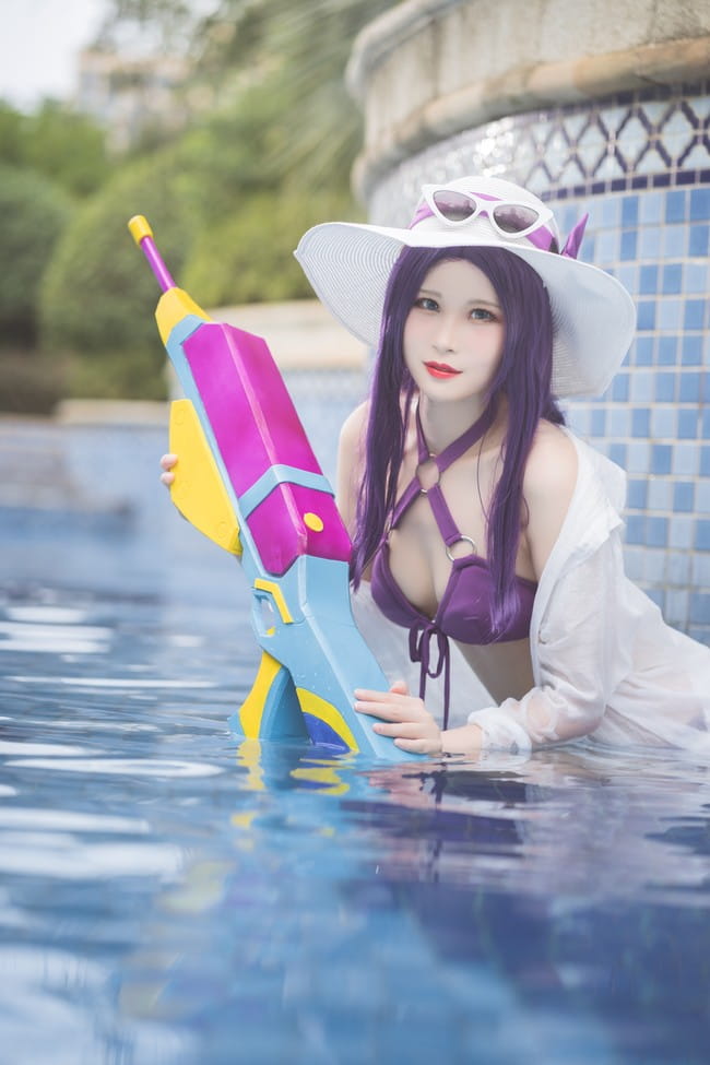 【cos正片】泳池派对女警