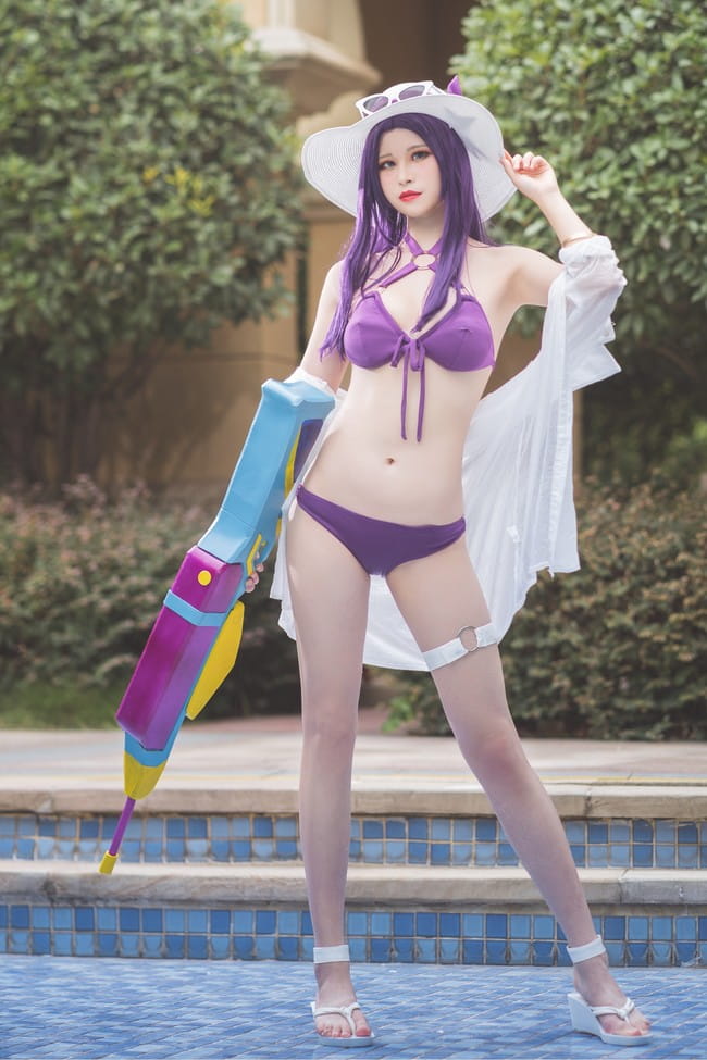 【cos正片】泳池派对女警