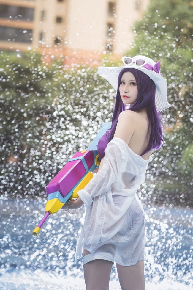 【cos正片】泳池派对女警