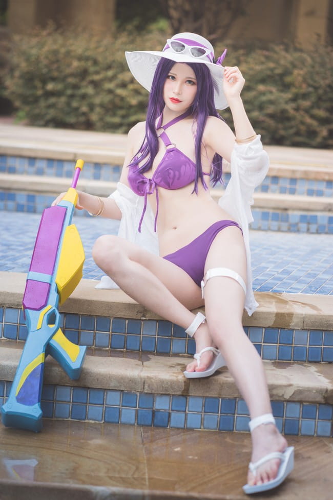【cos正片】泳池派对女警