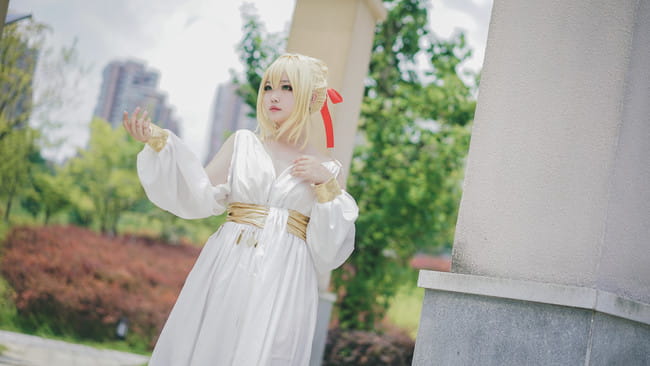 【cos正片】尼禄睡衣cos