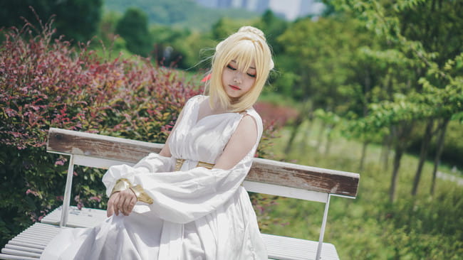 【cos正片】尼禄睡衣cos