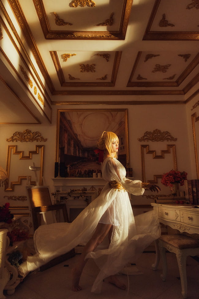 【cos正片】尼禄·克劳狄乌斯同人睡裙