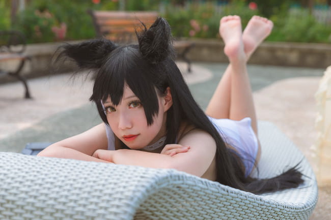 【cos正片】碧蓝航线 爱宕水着cos(1)