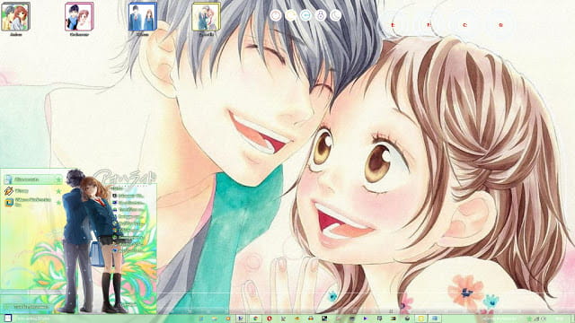 Windows7 萌化电脑主题 闪烁的青春