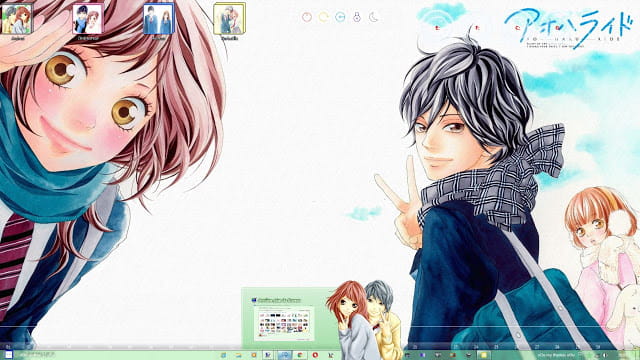 Windows7 萌化电脑主题 闪烁的青春