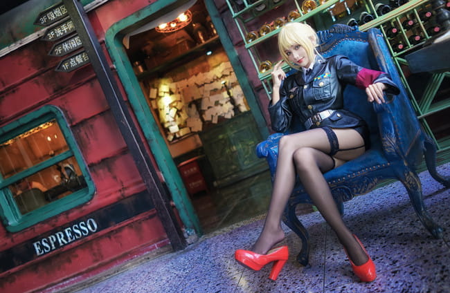 【cos正片】saber军装