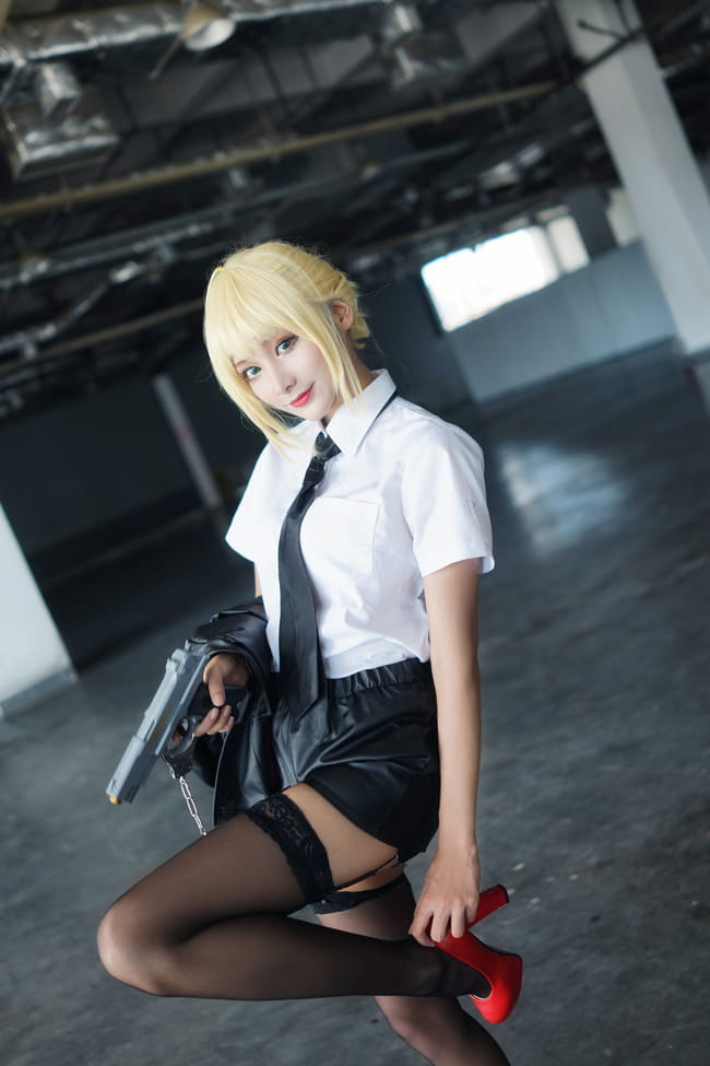 【cos正片】saber军装